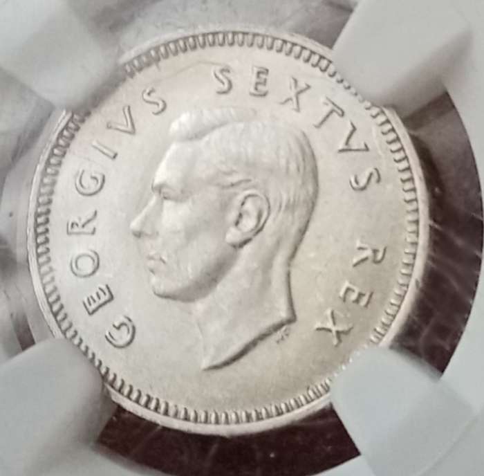 Lustrous 1948 union silver tickey NGC graded MS63 (Mint State)