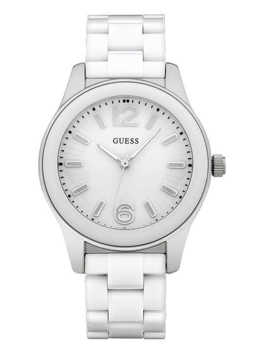 *Brand New* GUESS  Ladies Ladies Polycarbonate White Watch *Beautiful and Trendy*