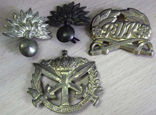 Lot of 4 Military badges - as per scan