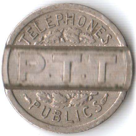 French telephone token 1937 - good condition