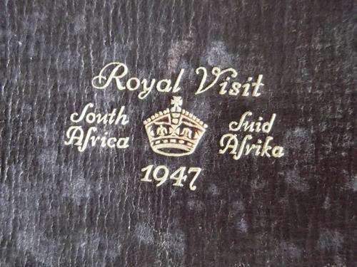 Royal Visit 1947 leather wallet - rare
