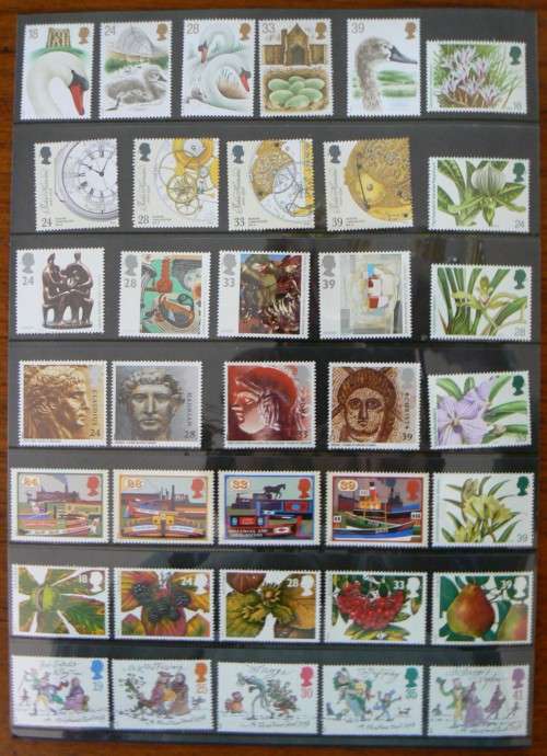 Great Britain Royal Mail Collector`s Pack 1993 with 36 MNH stamps + block of 5