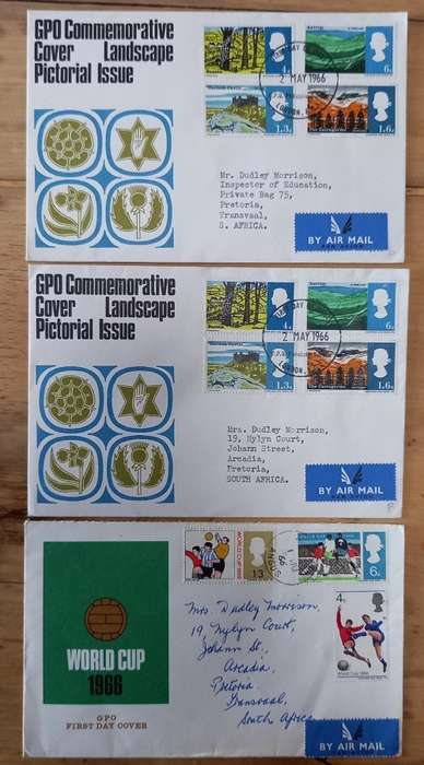 Great Britain lot of 32 FDCs - mostly 1960s