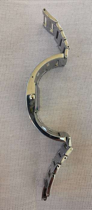 Ladies Ian Daniels jewelled bracelet-style quartz watch - new battery, working