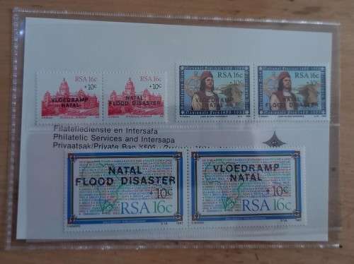 Lot of 22 items related to Dias & the Natal flood disaster 1988 - see listing for details