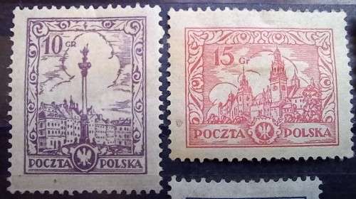 1925 Poland full set of 11 MH buildings