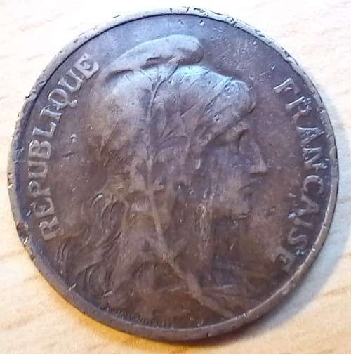 1908 France 5 Centimes