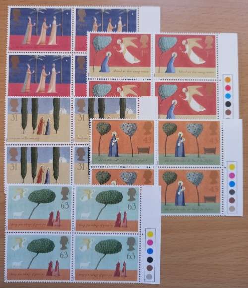 1996 Great Britain Christmas stamp lot - see details