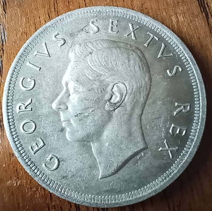 SA Union silver crown 1952