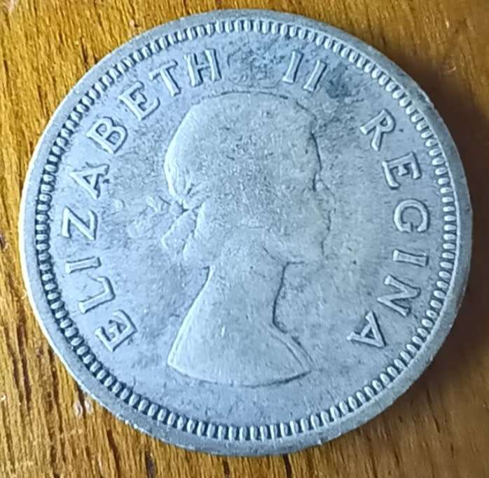 SA Union silver 1 shilling 1959 - hard to find