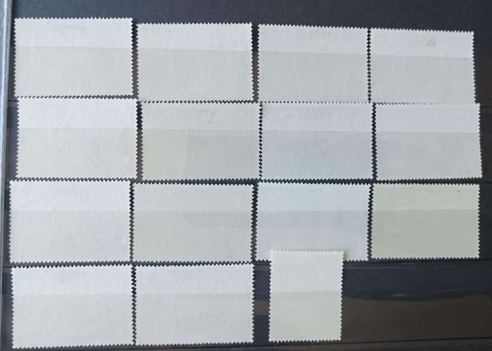 British Indian Ocean 1968 to 1970 lot of 15 MH stamps