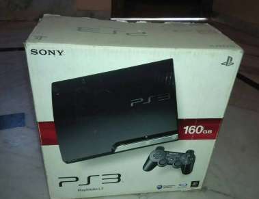 Playstation 3 with box ..controller and cables..