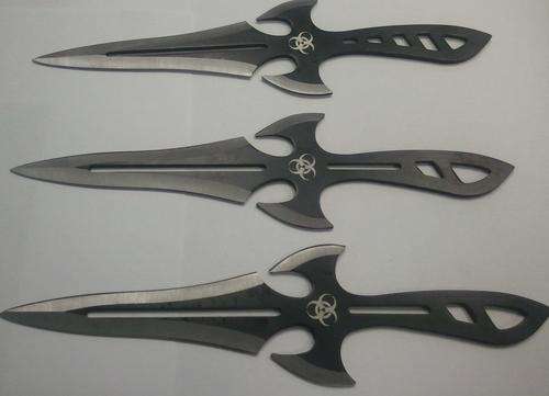 throwing knife set of 3 medieval