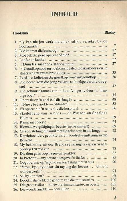 Dieredokter - CF Beyers Hofmeyr.