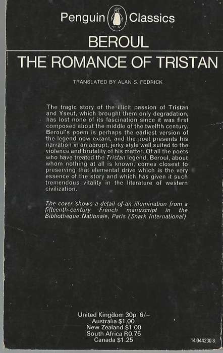 The Romance of Tristan - Beroul.