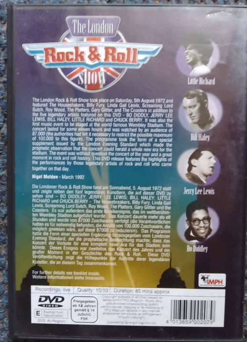 The London Rock & Roll Show. 1972. DVD.