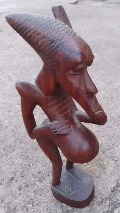 African Wooden Statue.
