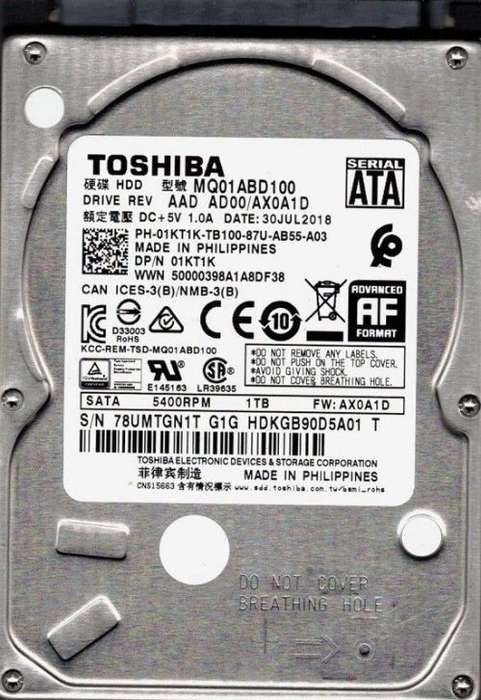 External Hard Drive 2.5" 500GB - 7200rpm **USB3.0** High Speed**YELLOW**