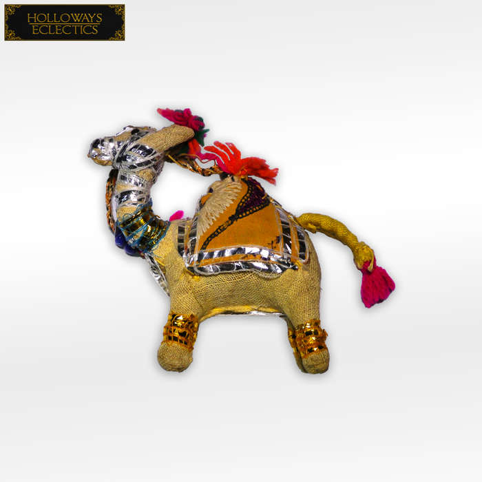 Vintage Handcrafted Raj Stuffed Toy Camel