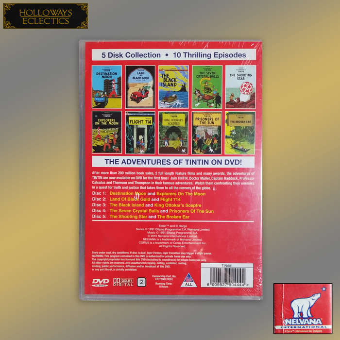 TinTin Collectors DVD And Hat