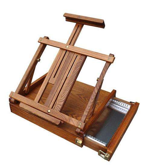 Renoir multi medium box easel - metal lined drawer