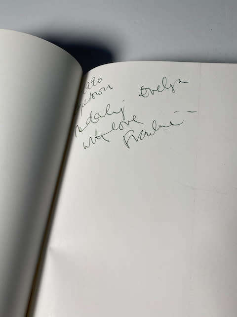 Francine Scialom Greenblatt. Inscribed by artist.