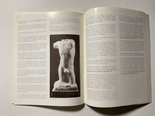 Caroline van der Merwe: Katalogus uitstalling van Beeldhouwerke: 1970 -1994
