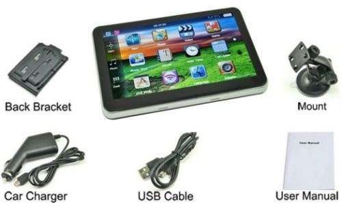 *** 7 inch GPS Navigator ( with South Africa maps I.G08 maps) with Video Player function 4 gig