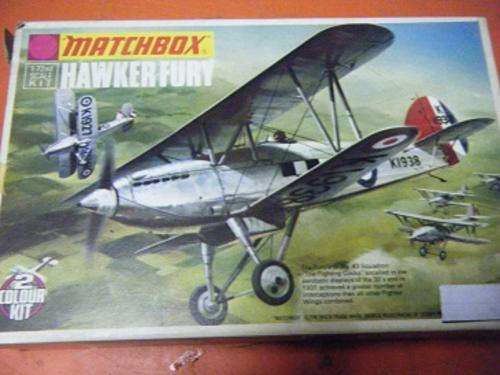 HAWKER FURY-MATCHBOX-1:72 SCALE