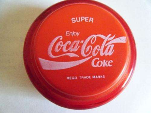 REDUCED!!!!!!!coca cola yo yo-see pics-with string
