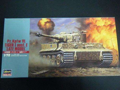 PZ KPFW VI  TIGER I AUSF.E ''LATE MODEL''-BY HASEGAWA-1:72 SCALE