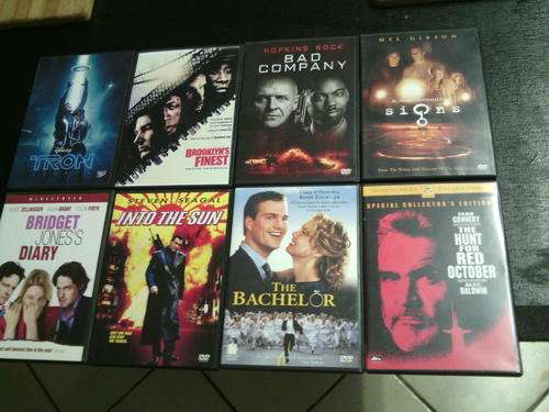 NICE BUNCH ! 8 DVD'S-ORIGINALS WITH COVERS AND BOOKS IN GOOD CONDITION ! BID PER 1 TO TAKE LOT !