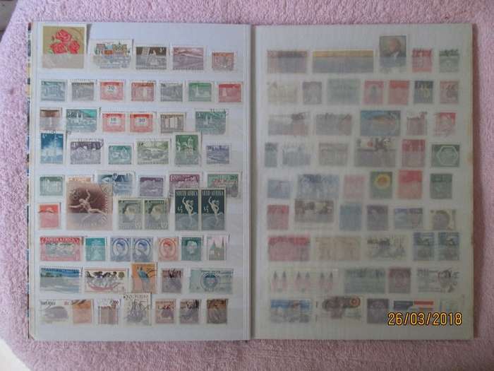 CLEAN A4 STOCKBOOK FULL OF MIXED WORLD STAMPS