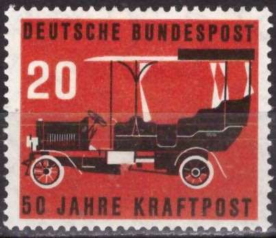 GERMANY   1955 The 50th Anniversary of the Post Deliverance by Car UMM SET CV R270