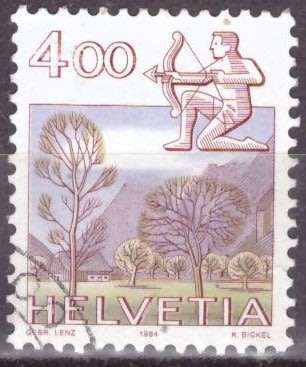 SWITZERLAND 1984 Definitive Issue UNH CV R16