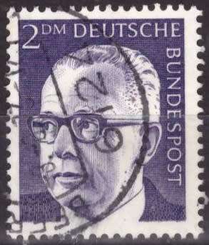 GERMANY 1970 Gustav Heinemann UNH CV R14.30 SG 1555