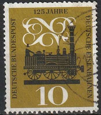 GERMANY 1960 The 125th Anniversary of the Railroads ULH CV R13-65 SG 1259