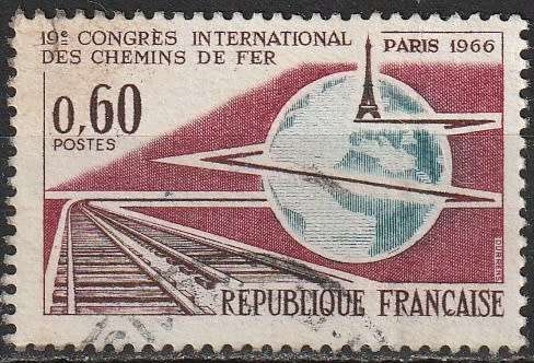 FRANCE 1966 The 19th International Railway Congress, Paris ULH CV R19.80 SG 1723