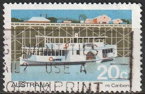 AUSTRALIA 1979 Boats on Murray River ULH CV R2.20 SG 704