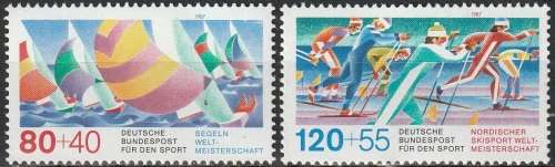 GERMANY 1987 Sports UMM CV R133.10 SG 2177/8