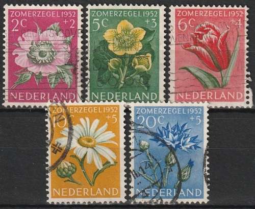 NETHERLANDS 1952 Charity Stamps ULH CV R442.20 SG 749-53