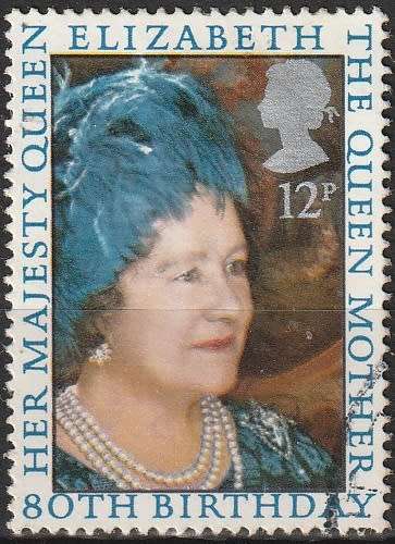 GB 1980 The 80th Anniversary of the Birth of Queen Mother Elizabeth ULH CV R5.50 SG 1129