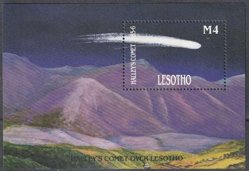 LESOTHO 1986 Appearance of Halley`s Comet MM CV R143 SG 695