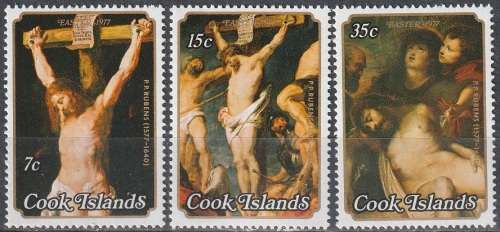 COOK ISLANDS 1977 Easter UMM CV R44 SG 571-3