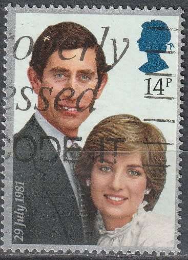 GB 1981 Wedding of Prince Charles and Lady Diana Spencer ULH SG 1160