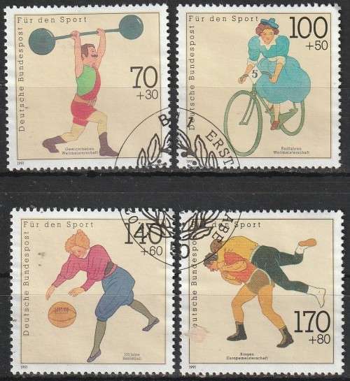 GERMANY 1991 Sports UNH CV R264 SG 2345-8