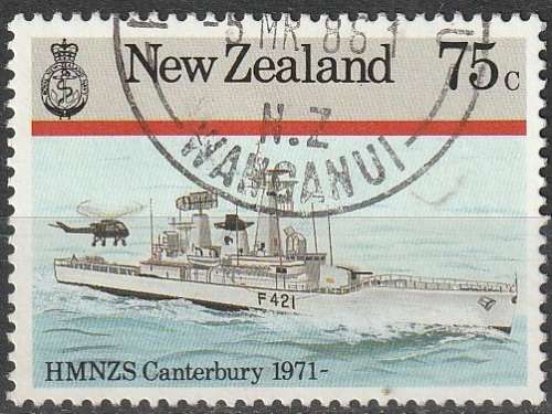 NEW ZEALAND 1985 New Zealand Naval History ULH SG 1382 SHIPS