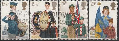 GB  1982 The 75th Anniversary of Scouting ULH SG 1179-82