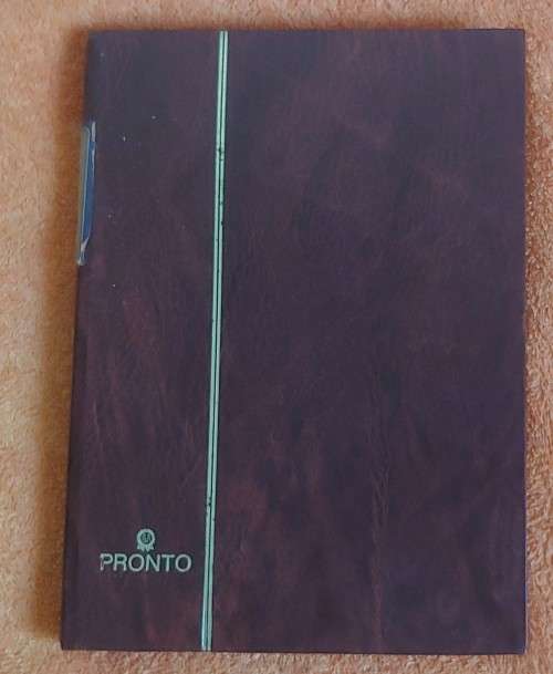 BROWN PRONTO STOCK BOOK 16 PAGE 32 SIDES MIXED WORLD FOR SORTING