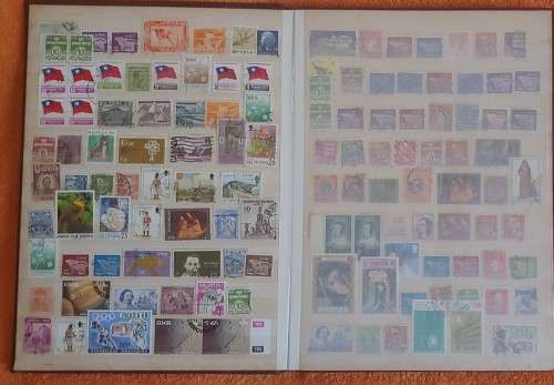 BROWN PRONTO STOCK BOOK 16 PAGE 32 SIDES MIXED WORLD FOR SORTING